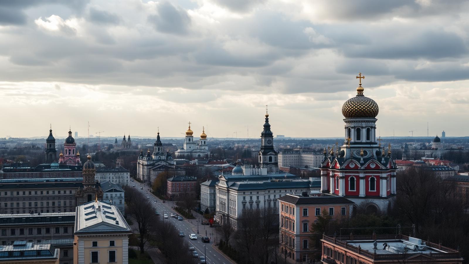 Panorama di Kiev (Ucraina) — destinazione di trasporto sanitario in ambulanza privata Italia ↔ Kiev 24/7